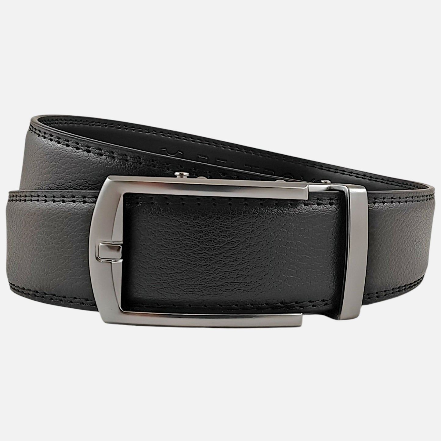 BELTBOX MAX | Черен мъжки колан от естествена кожа – 150 см
