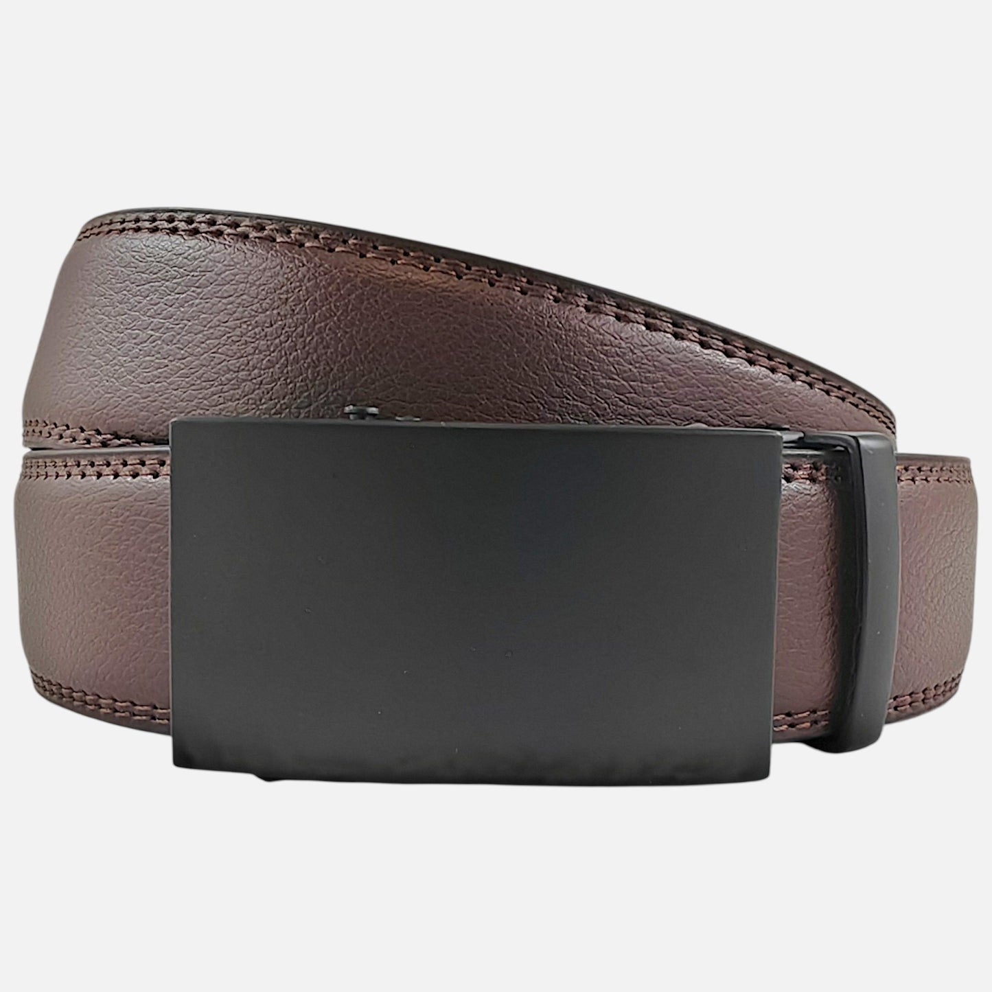 BELTBOX classic | Кафяв мъжки колан без дупки от естествена кожа