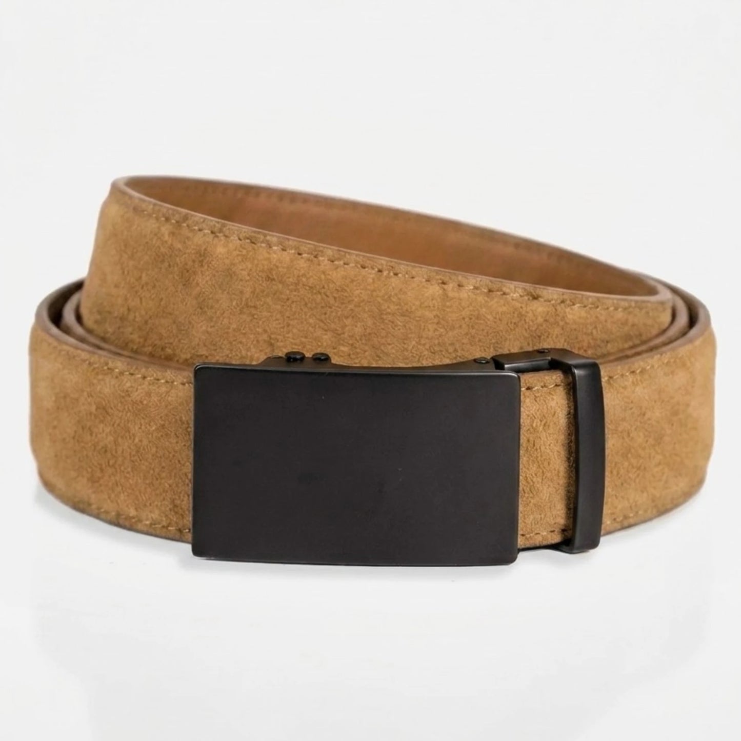 BELTBOX® Suede Caramel × Noir Classic | 3.5 см