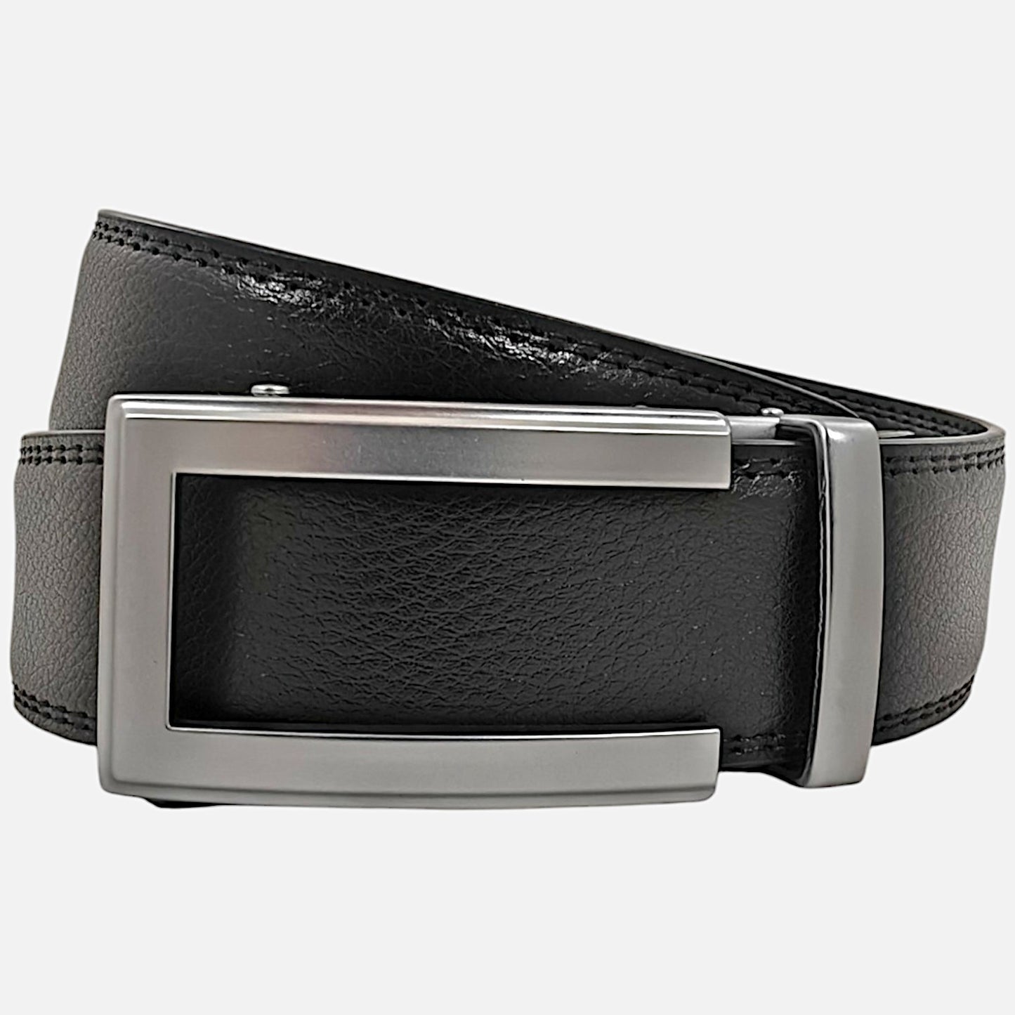 BELTBOX classic | Черен мъжки колан без дупки от естествена кожа