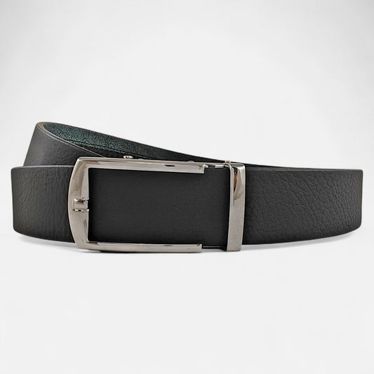 BELTBOX® Premier Bison × Silver Minimalist | 3.5 см