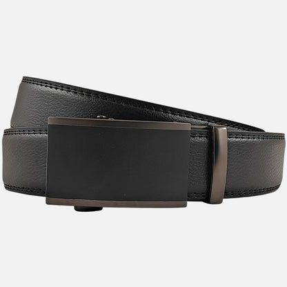 BELTBOX MAX | Черен мъжки колан от естествена кожа – 150 см