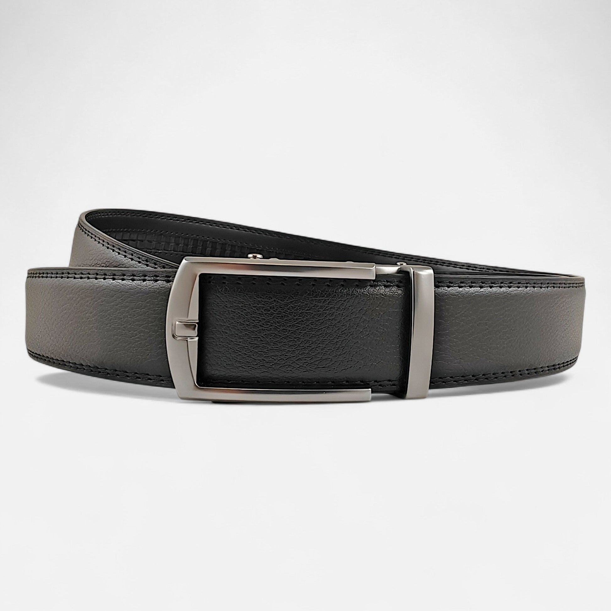 BELTBOX® Classic Black × Silver Matt Minimalist | 3.5 см