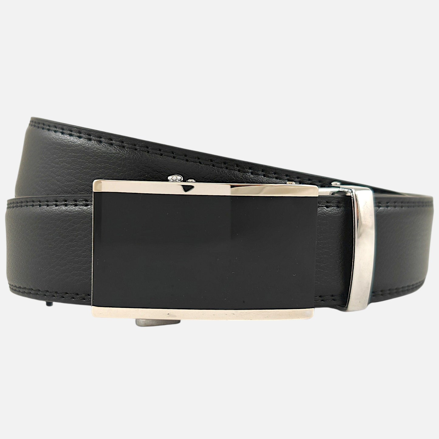 BELTBOX MAX | Черен мъжки колан от естествена кожа – 150 см