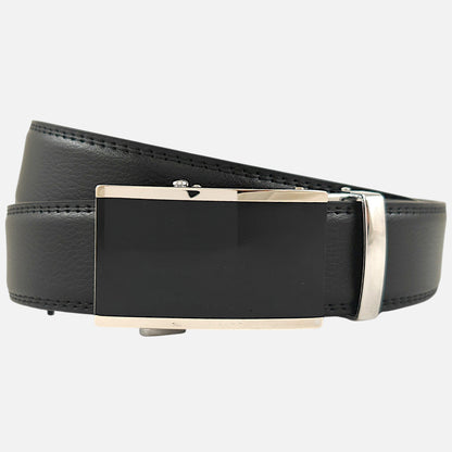 BELTBOX MAX | Черен мъжки колан от естествена кожа – 150 см