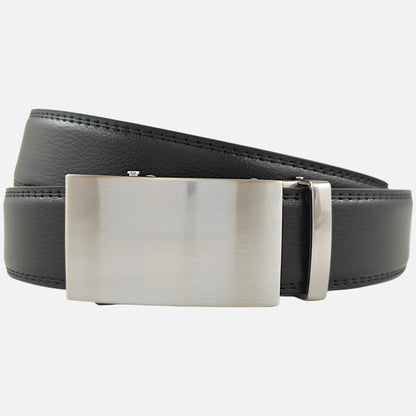 BELTBOX MAX | Черен мъжки колан от естествена кожа – 150 см