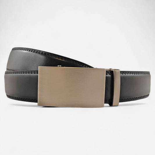 BELTBOX® Luxury Black × Steel Classic | 3.5 см