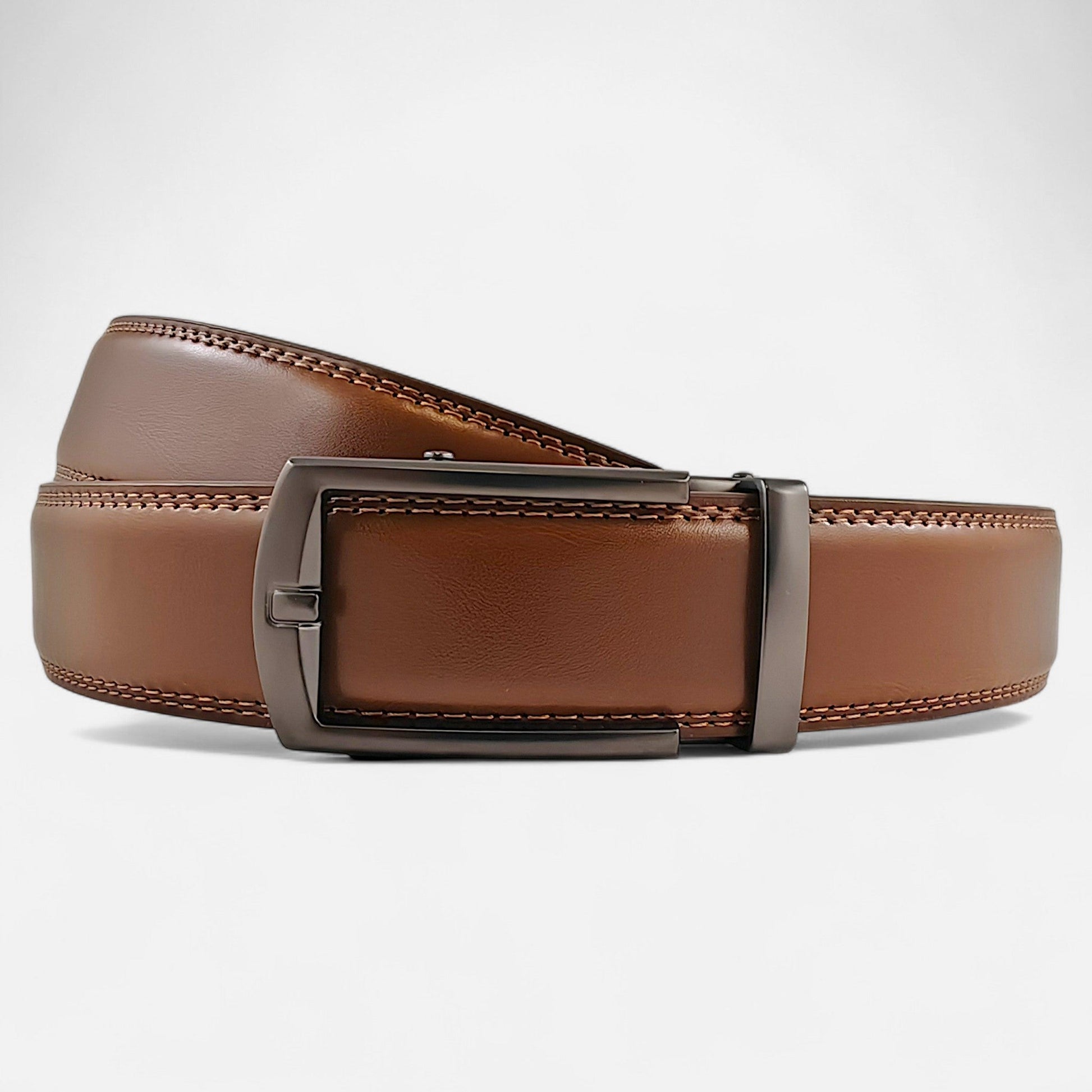BELTBOX® Luxury Cognac × Gun Matt Minimalist | 3.5 см