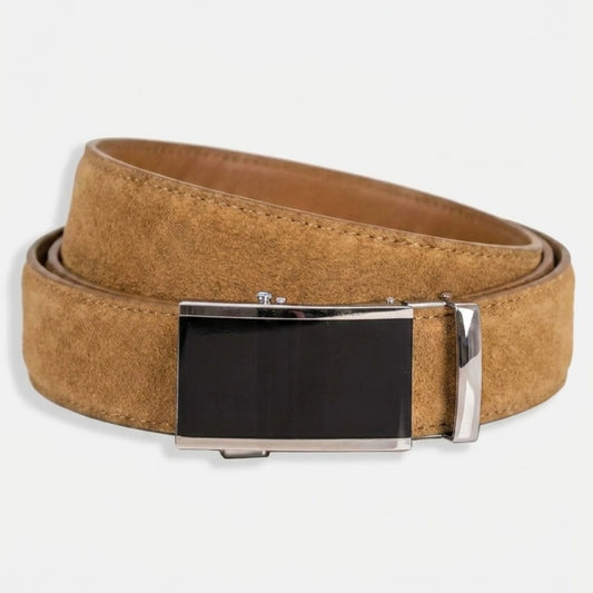 BELTBOX® Suede Caramel × Onyx Classic | 3.5 см