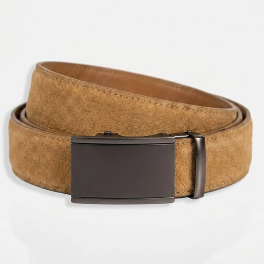 BELTBOX® Suede Caramel × Onyx Matt Classic | 3.5 см