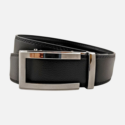 BELTBOX® Classic Black × Silver Traditional | 3.5 см