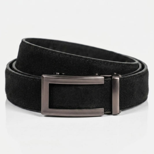 BELTBOX® Suede Black × Gun Matt Traditional | 3.5 см