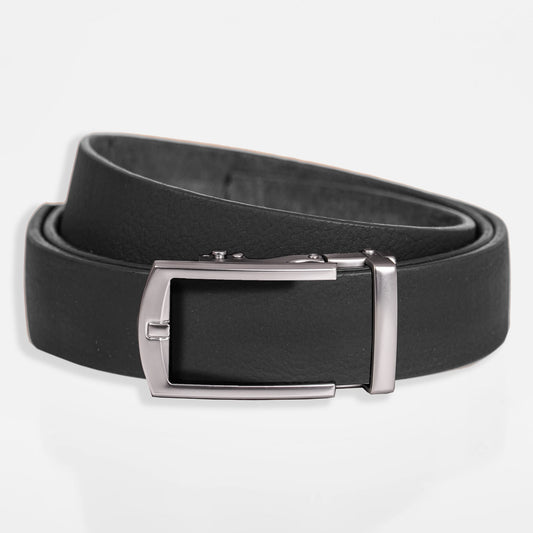 BELTBOX® Premier Bison × Silver Matt Minimalist | 3.5 см