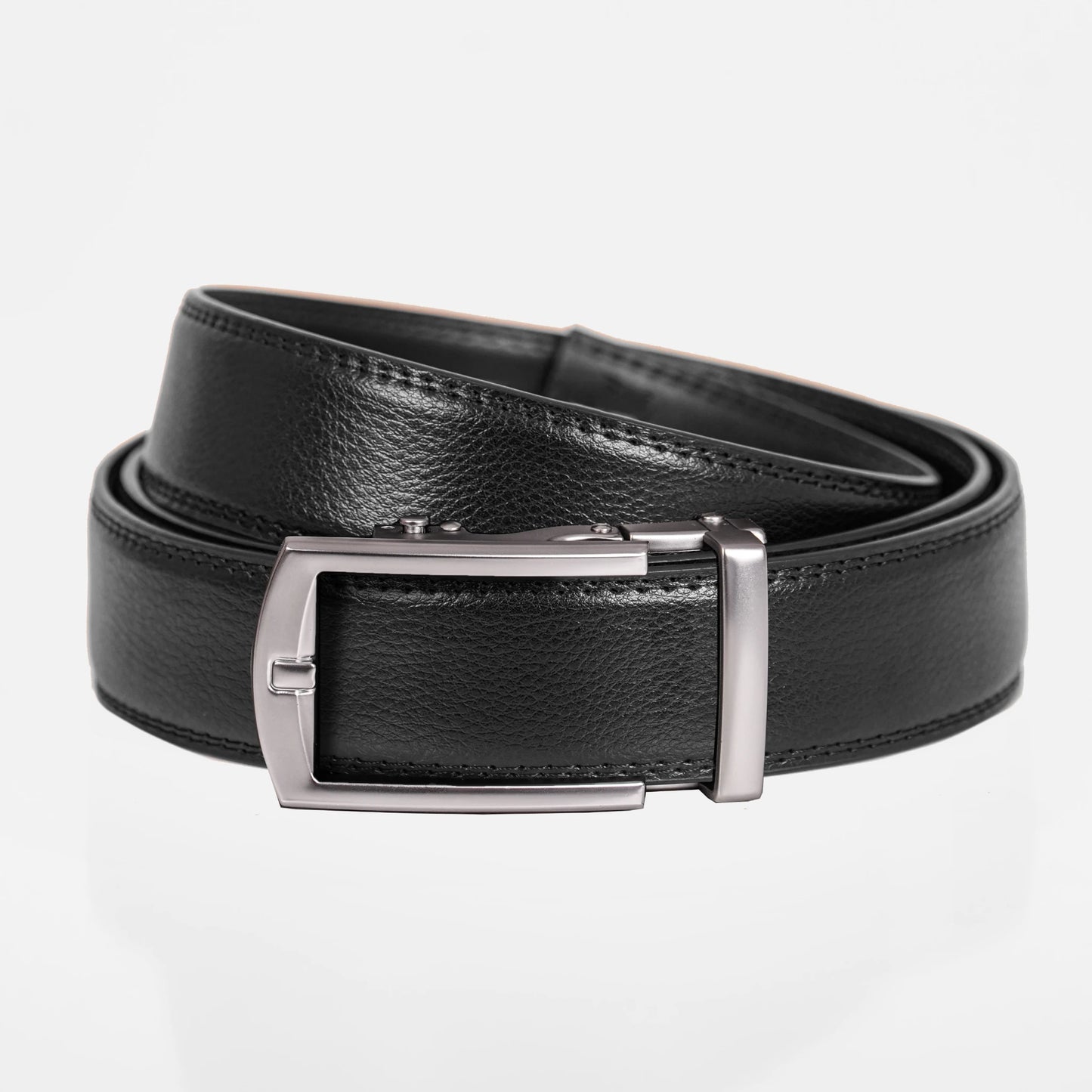 BELTBOX® Classic Black × Silver Matt Minimalist | 3.5 см