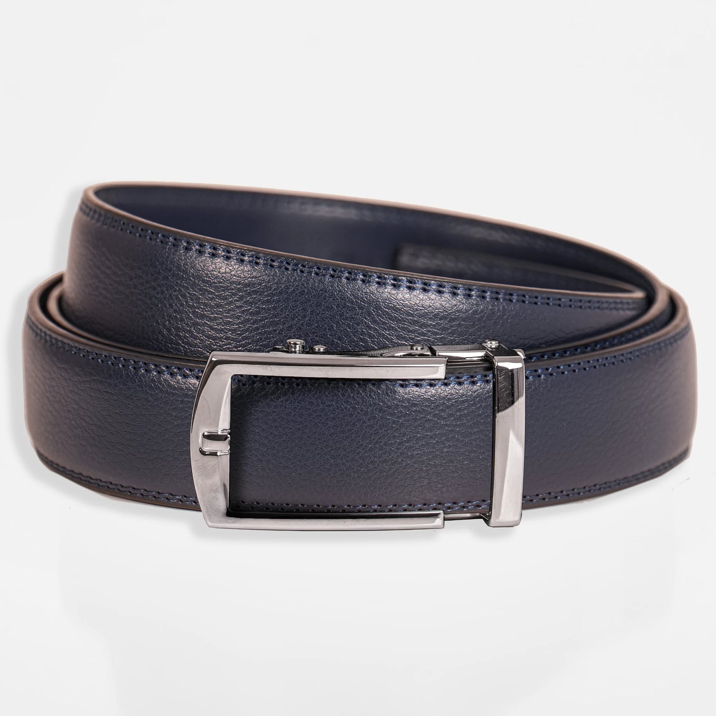 BELTBOX® Classic Blue × Silver Minimalist | 3.5 см