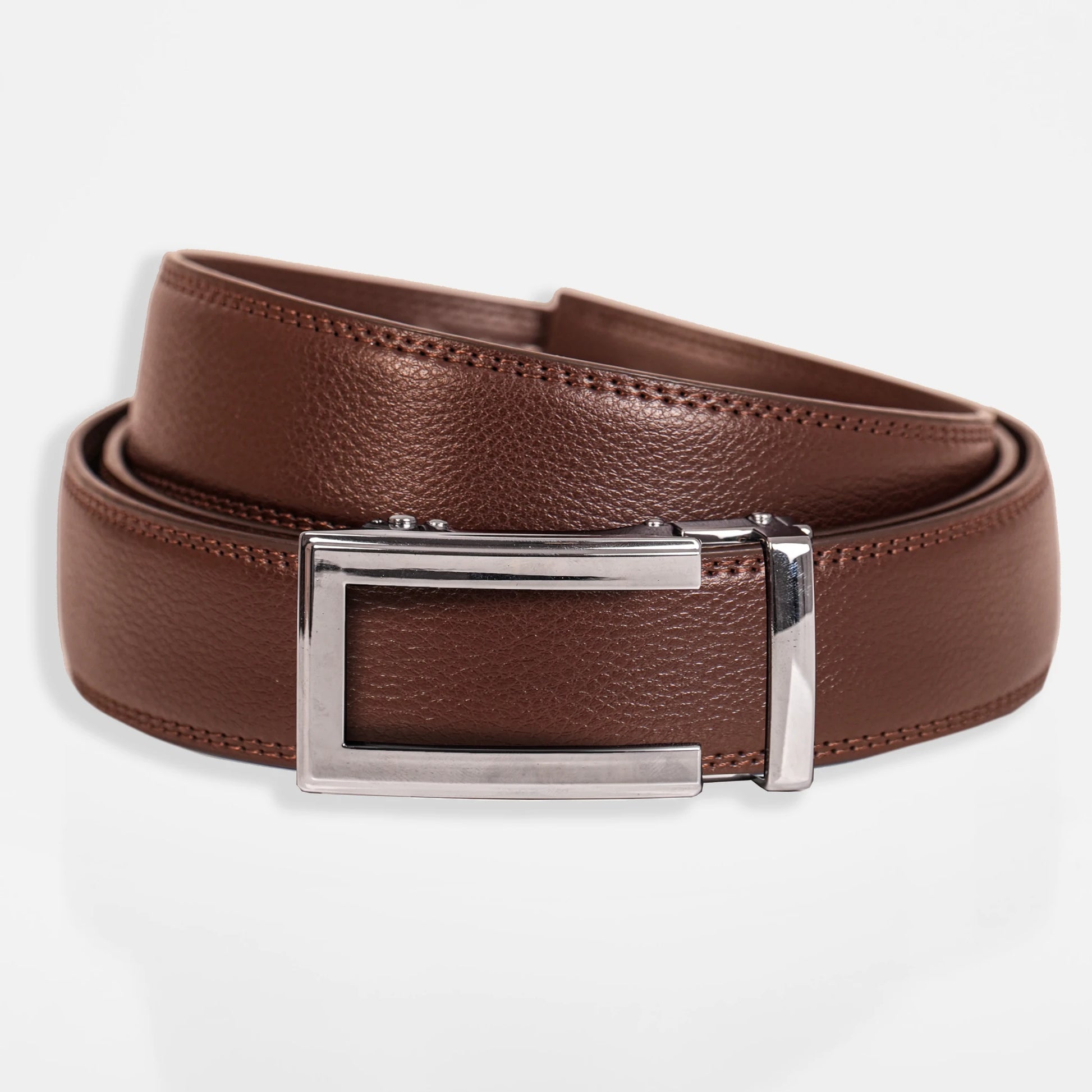 BELTBOX® Classic Brown × Silver Traditional | 3.5 см