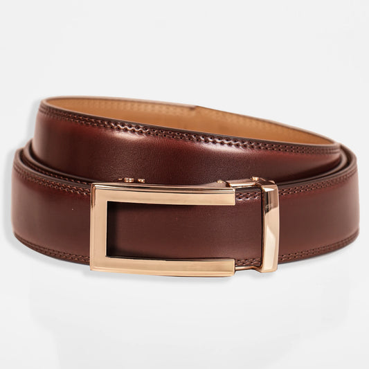 BELTBOX® Luxury Mahagon × Gold Traditional | 3.5 см