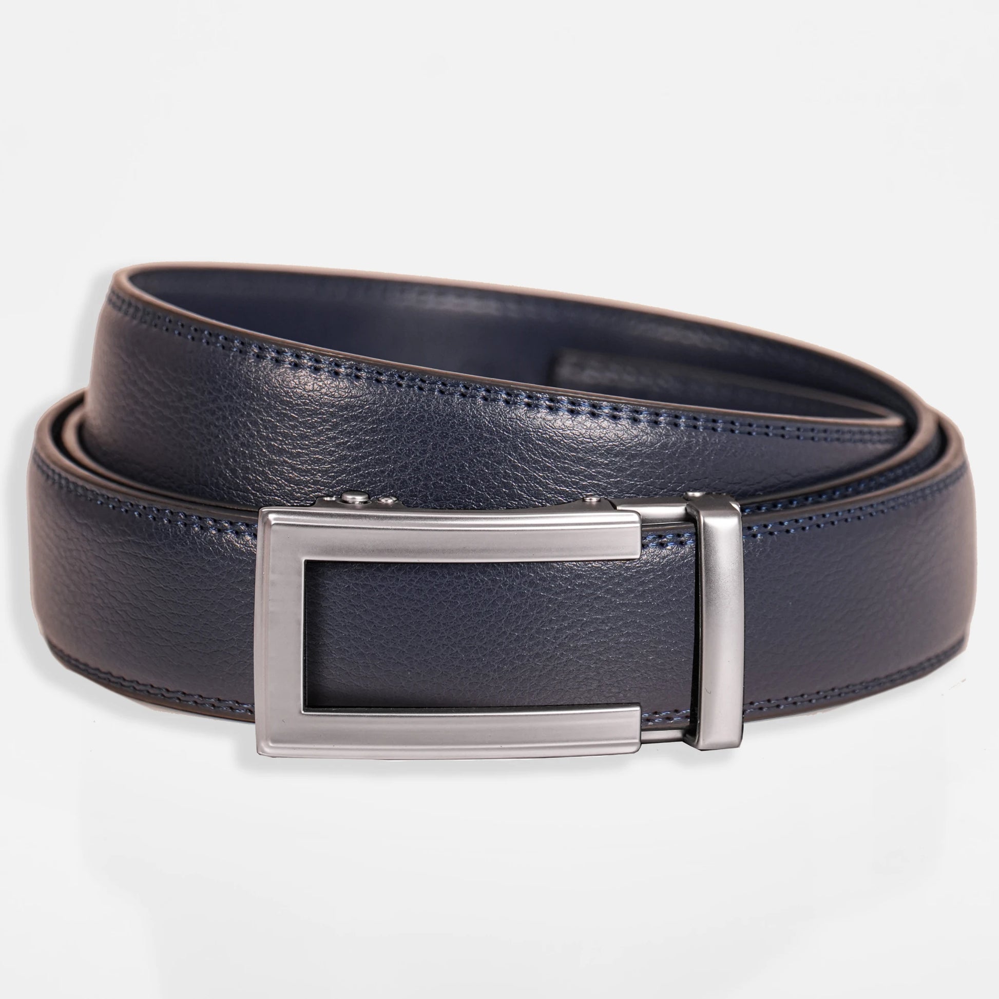 BELTBOX® Classic Blue × Silver Matt Traditional | 3.5 см