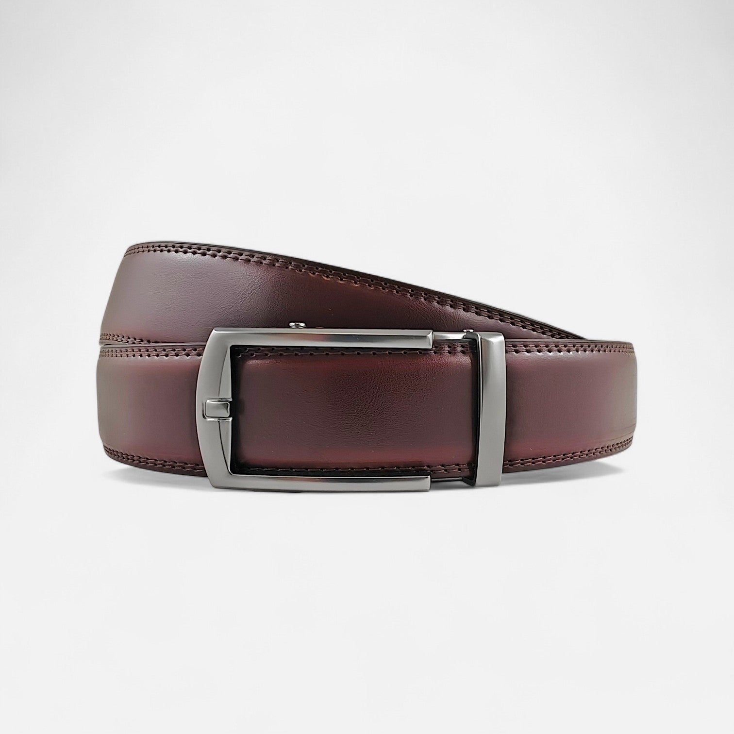 BELTBOX® Luxury Mahagon × Silver Matt Minimalist | 3.5 см