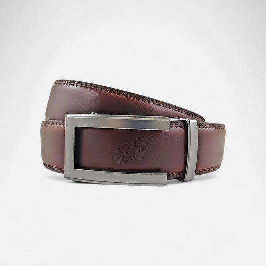 BELTBOX® Luxury Mahagon × Silver Matt Traditional | 3.5 см