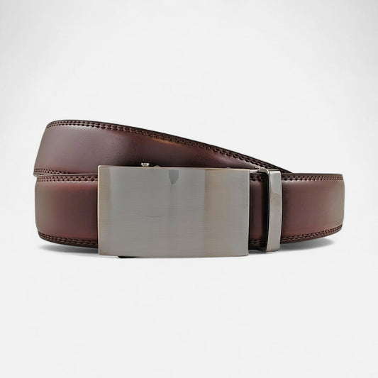 BELTBOX® Luxury Mahagon × Silver Classic | 3.5 см