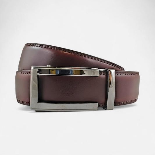 BELTBOX® Luxury Mahagon × Silver Traditional | 3.5 см