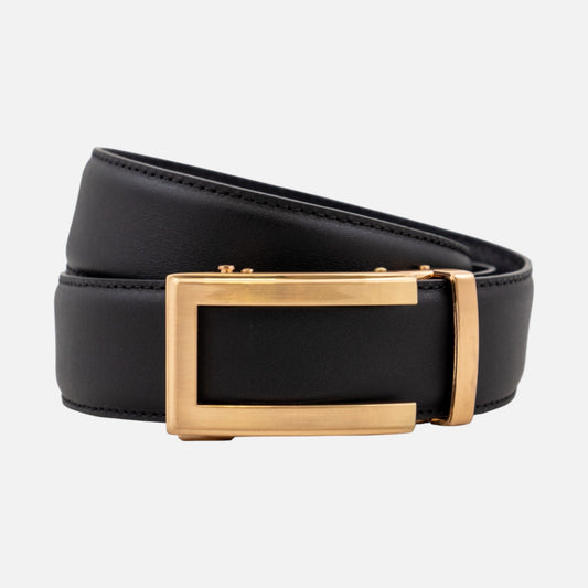 BELTBOX® Premier Black × Gold Traditional | 3.5 см