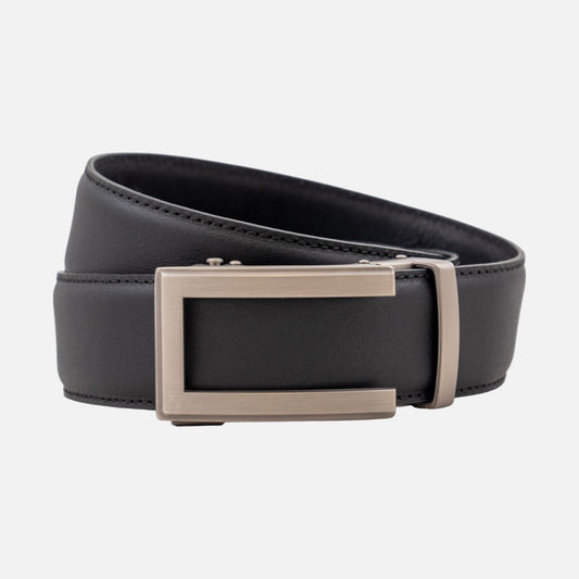 BELTBOX® Premier Black × Steel Traditional | 3.5 см