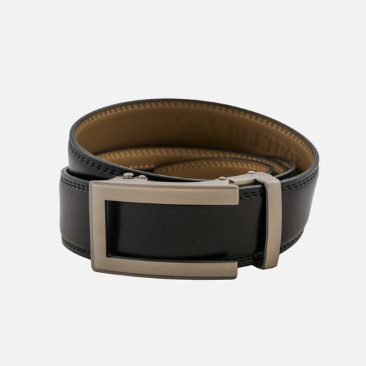 BELTBOX® Luxury Black × Steel Traditional | 3.5 см
