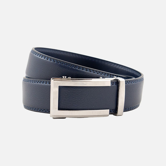 BELTBOX® Classic Blue × Silver Traditional | 3.5 см