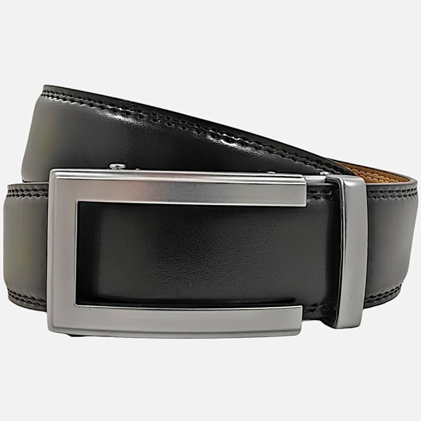 BELTBOX MAX | Черен мъжки колан от естествена кожа – 150 см