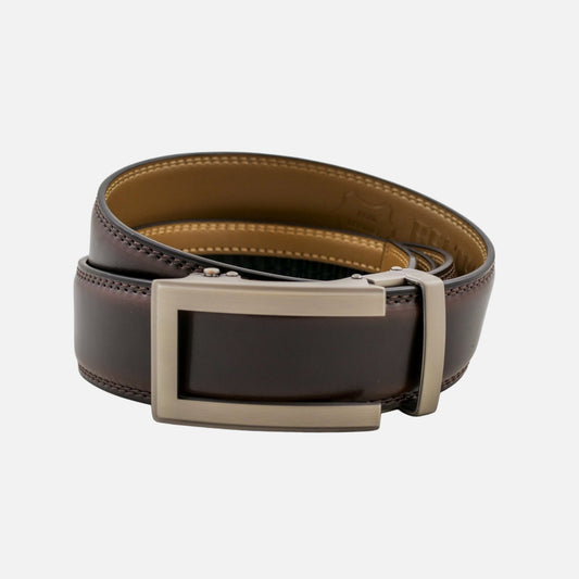 BELTBOX® Luxury Espresso × Steel Traditional | 3.5 см